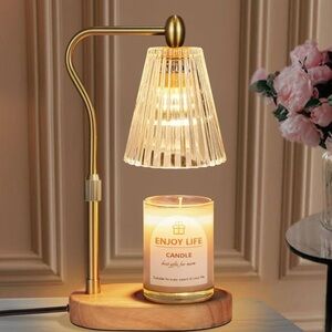 🌸✨Candle Warmer Lamp with Timer Dimmer Adjustable Height ✨🌸